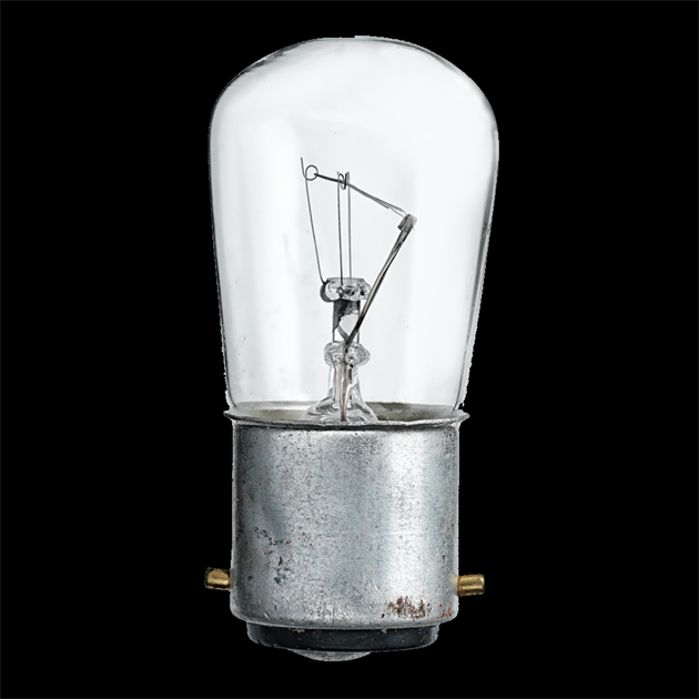Päronlampa klar B22 15W
